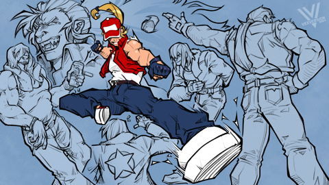 Commission: Terry Bogard Sketchpage
