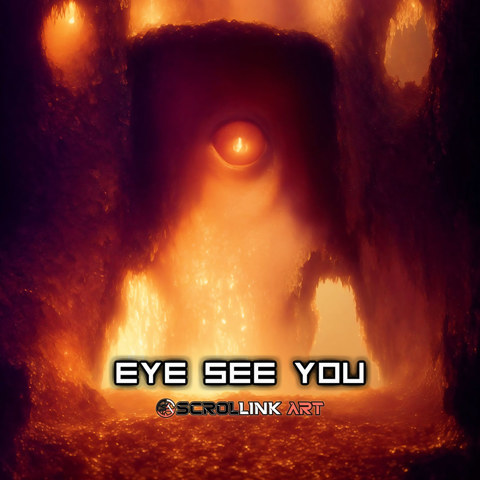 Cave with big eye—would you dare to enter?