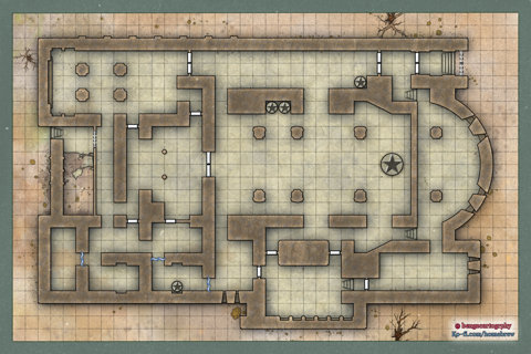 Wasteland Temple or Palace [ 42x28 ]