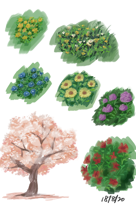Plant painting