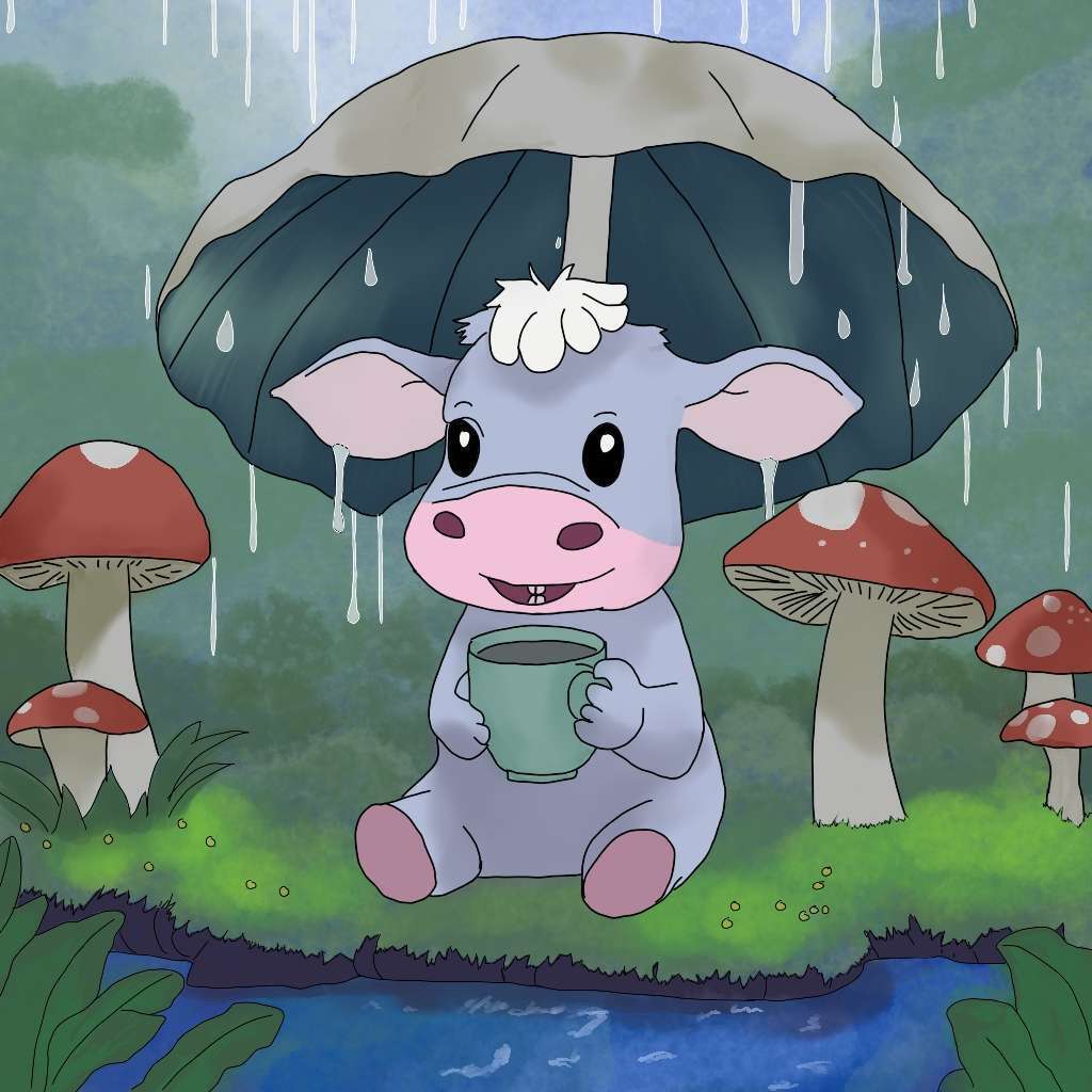 Rainy Day Cow