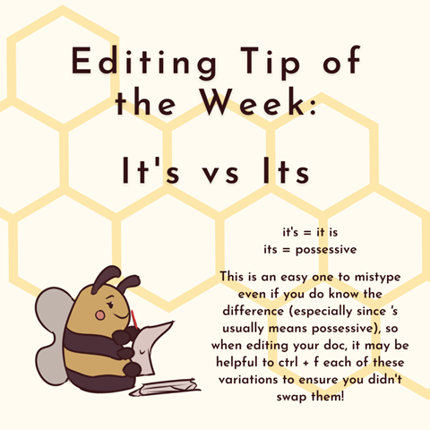 Editing Tip 3