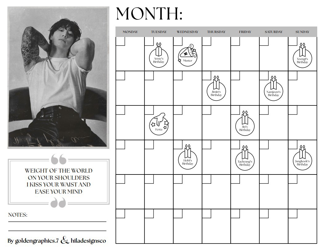 Seven calendar goldengraphics 7 s ko fi shop ko fi where