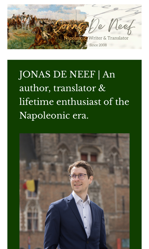 Follow my Wordpress blog on anything Napoleon!