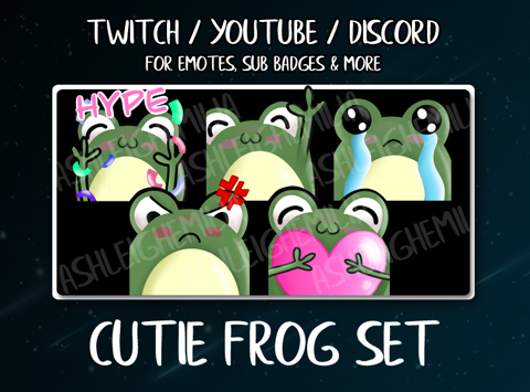 5 Twitch Cutie Frog Emotes - Sad Happy Wave Rage Angry HYPE - YouTube ...