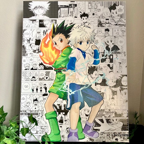 Hunter x Hunter Manga Panel  Anime, Anime wall art, Manga