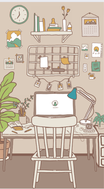 Pastel Brown Aesthetic Desk Illustration Phone Wallpaper - Generation  Dream's Ko-fi Shop - Ko-fi ❤️ Where creators get support from fans through  donations, memberships, shop sales and more! The original 'Buy Me