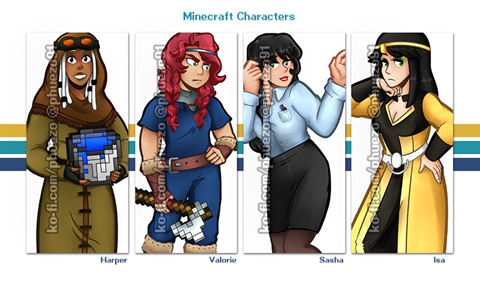 Minecraft Story Mode Commissions v2