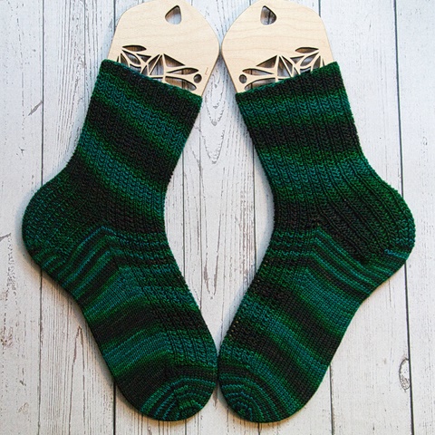 Farrow Rib Socks (Design: Allison Sarnoff)