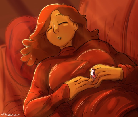 Johanna sleeping