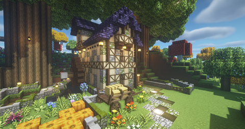 Minecraft Watermill House and Bakery
