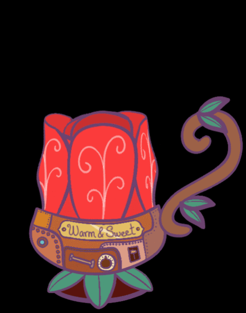 Warm and Sweet Teacup (gif animation)