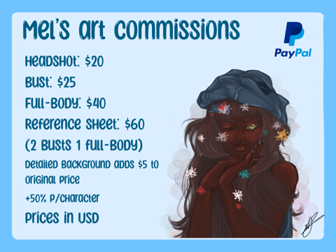 My new commission sheet!