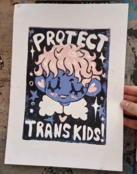 Protect Trans Kids! Print No.2