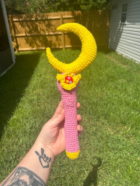 Sailor Moon Wand Amigurumi - Witchykins's Ko-fi Shop - Ko-fi ️ Where ...