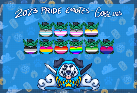 2023 goblin pride emotes! 