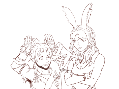 Hien and Alannah (WoL)!