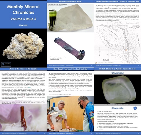 Monthly Mineral Chronicles vol 5 issue 5...