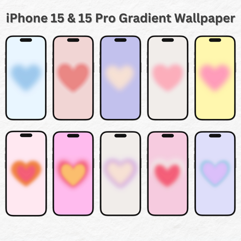 iPhone 15 & 15 Pro Gradient Wallpaper - ☁️ Anu ☁️'s Ko-fi Shop - Ko-fi