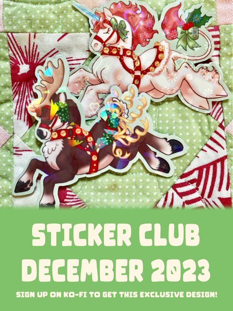 December Sticker Club