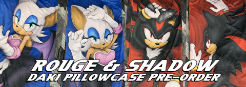 Rouge and Shadow Daki Pillowcase Pre-Order