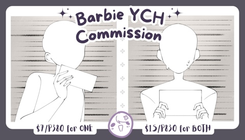 BARBIE + KEN YCH COMMISSIONS ARE OPEN !!