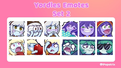 Yordles Emotes Set 2!