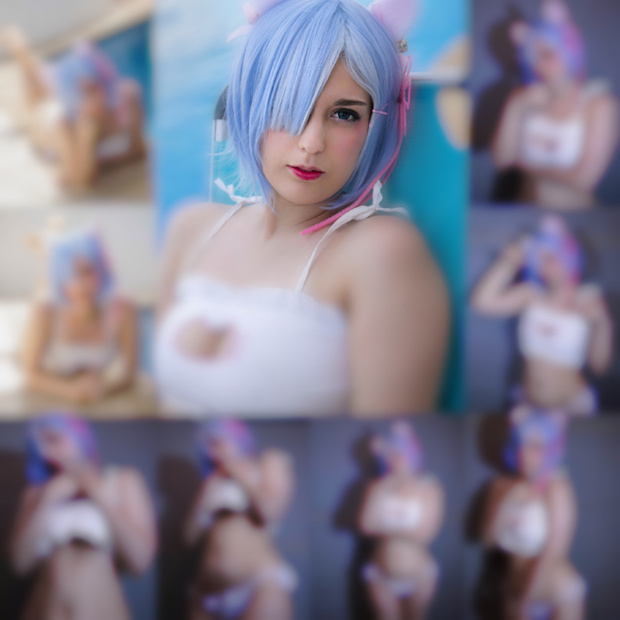 rem in a bikini