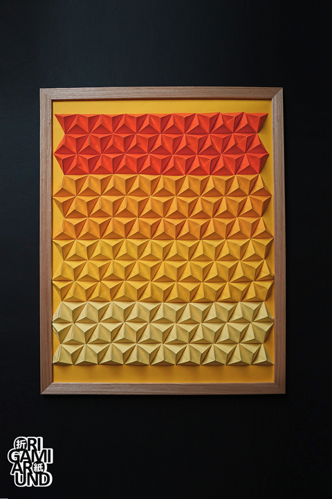 📐The BIGGEST 3D ORIGAMI WALLART I have ever made