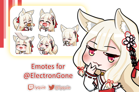 Emotes for ElectronGone  (≧▽≦)