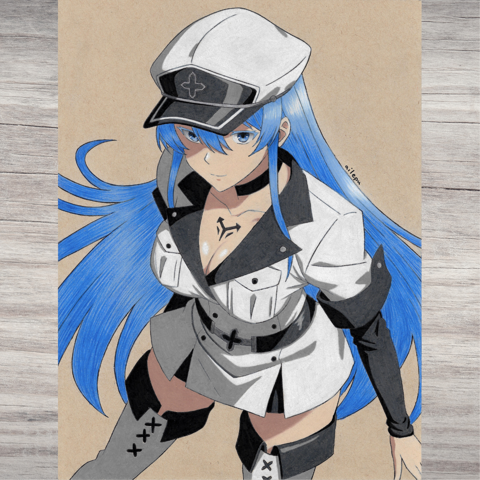 Esdeath - Original Fanart - ailepu's Ko-fi Shop - Ko-fi ️ Where ...