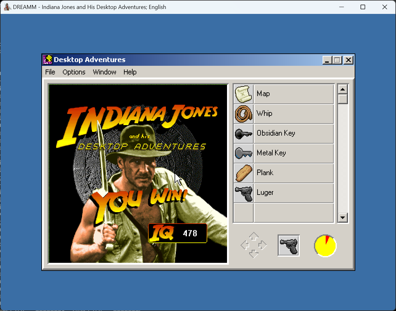 Hoorey, Indy Desktop fully playable!