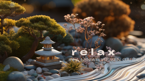 Finding Peace in Your Busy World: Relax/Zen Garden