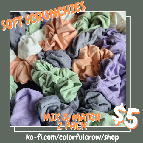 Shop Update: SCRUNCHIES NOW AVAILABLE!