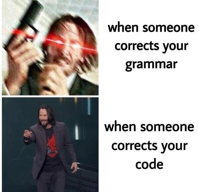 Especially when the code gets out of control