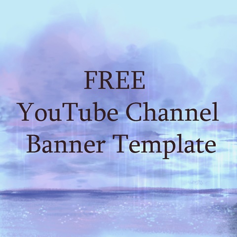 FREE YouTube Channel Banner Template 