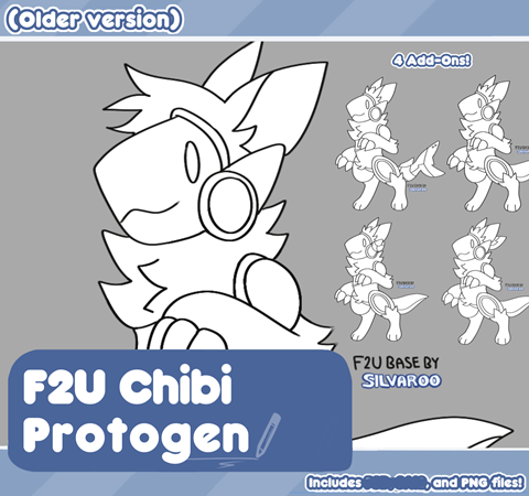 Protogen Base P2U - saintsuu's Ko-fi Shop - Ko-fi ❤️ Where