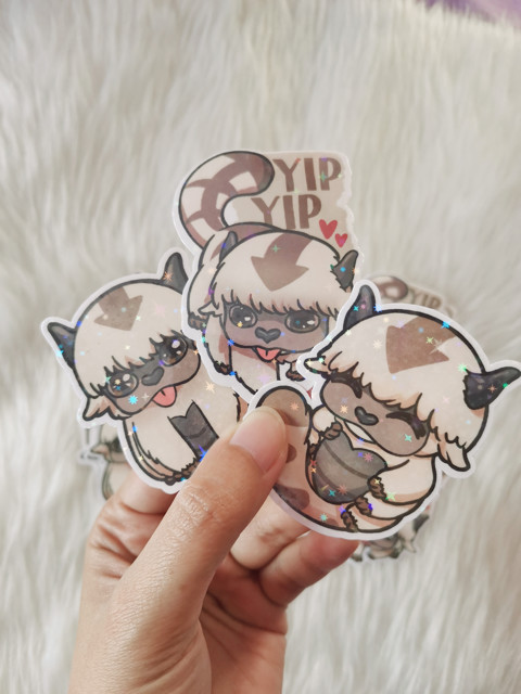 Appa stickers Glitter and Holo star