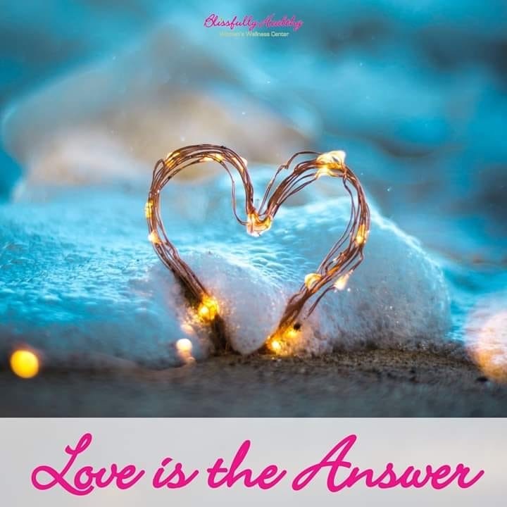 Love is the answer... always!