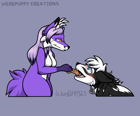 2-Char Stickers / Narah & Wolfie (finished)