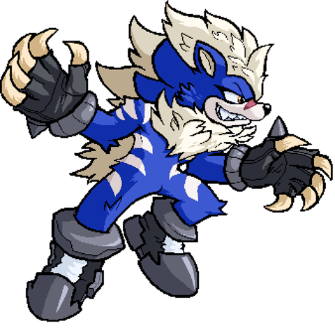 Fierce the Honey Badger, Rivals of Aether Portrait