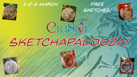 1-2-3 March - Cri8ive SKETCHAPALOOZA