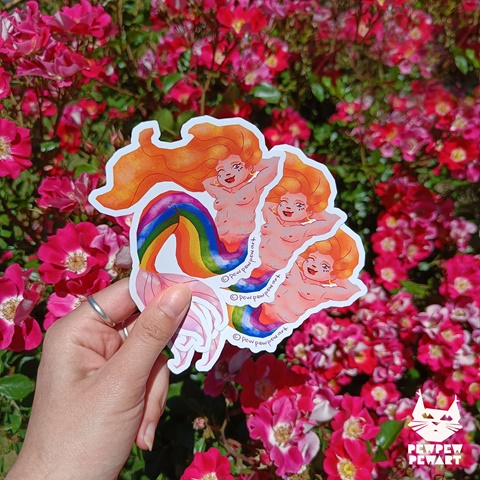 Pride Mermaid Sticker