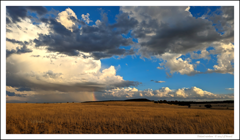 Distant Rainbow, western New Mexico