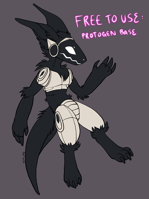 Protogen Headshot Base - Honeymoss's Ko-fi Shop - Ko-fi ❤️ Where