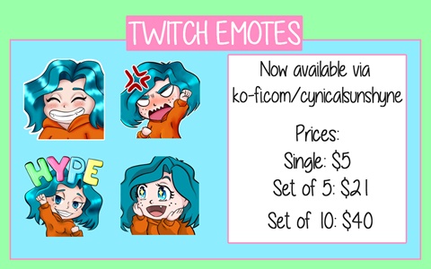 ✨ Emote sets now available!!!! ✨