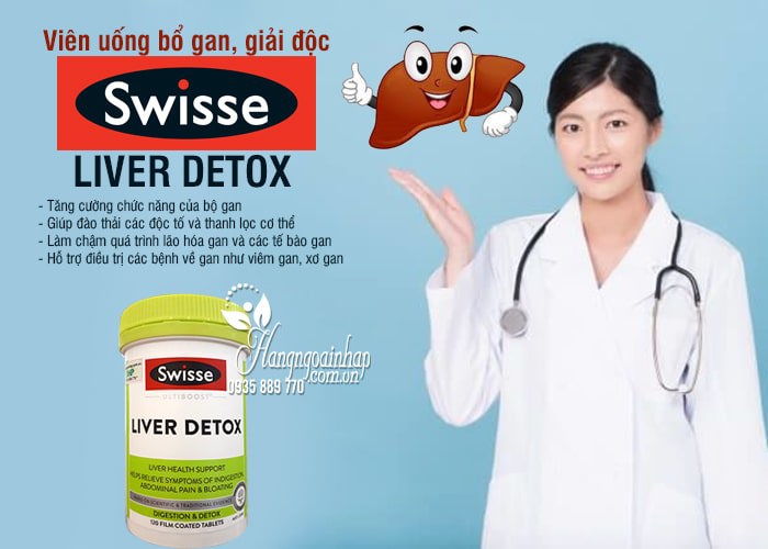 Viên uống Swisse Ultiboost Liver Detox có tốt khôn