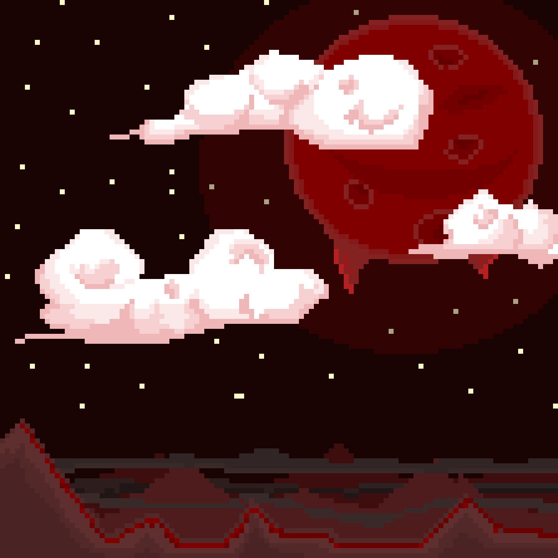 Blood Moon Pixel