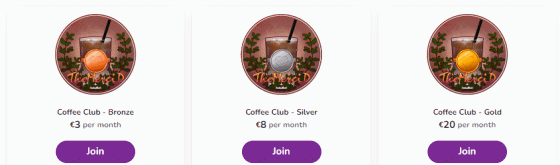 New Coffee Club graphics and other updates!