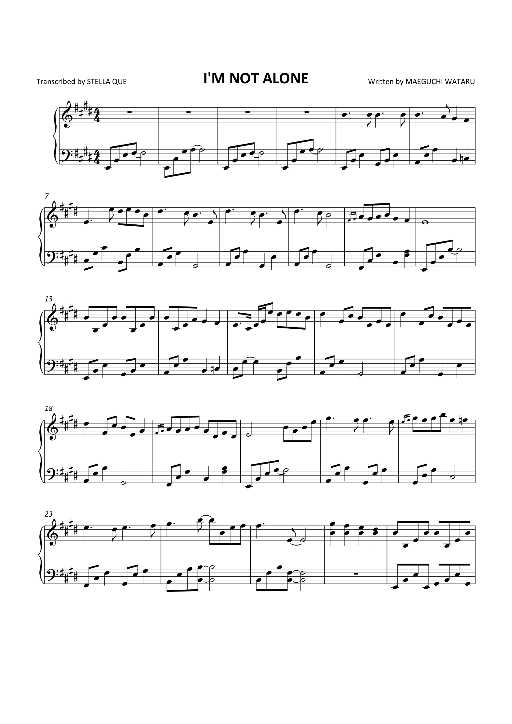 Ne Isshoni Kaero Hitoribocchi No Marumaru Seikatsu ED Sheet music for Piano  (Solo)
